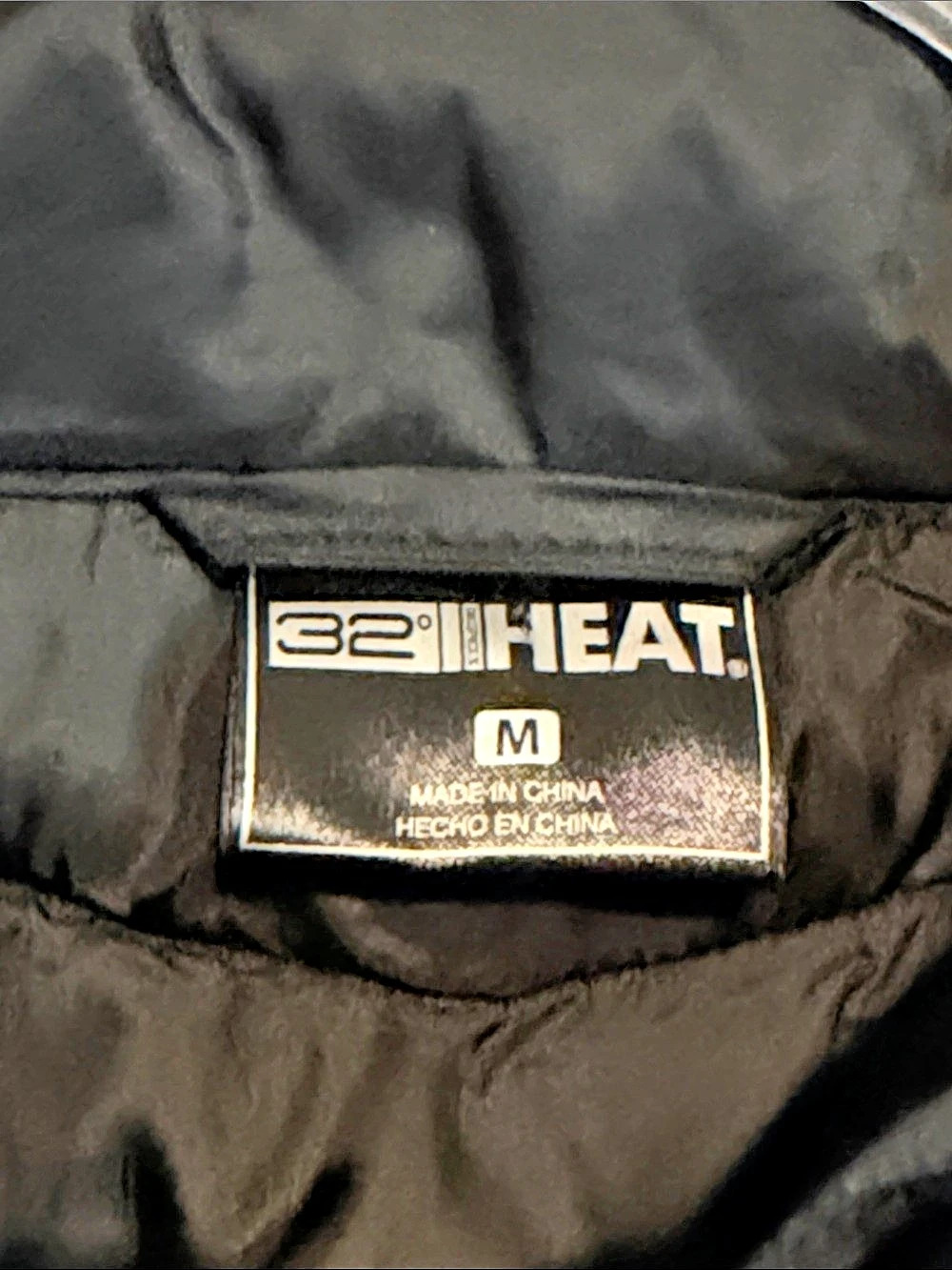32 Degrees HEAT Women's Quilted Puffer Jacket Black Medium - Picture 4 of 4
